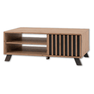Table basse Medan chêne artisan/anthracite