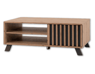 Table basse Medan chêne artisan/anthracite