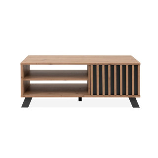 Table basse Medan chêne artisan/anthracite