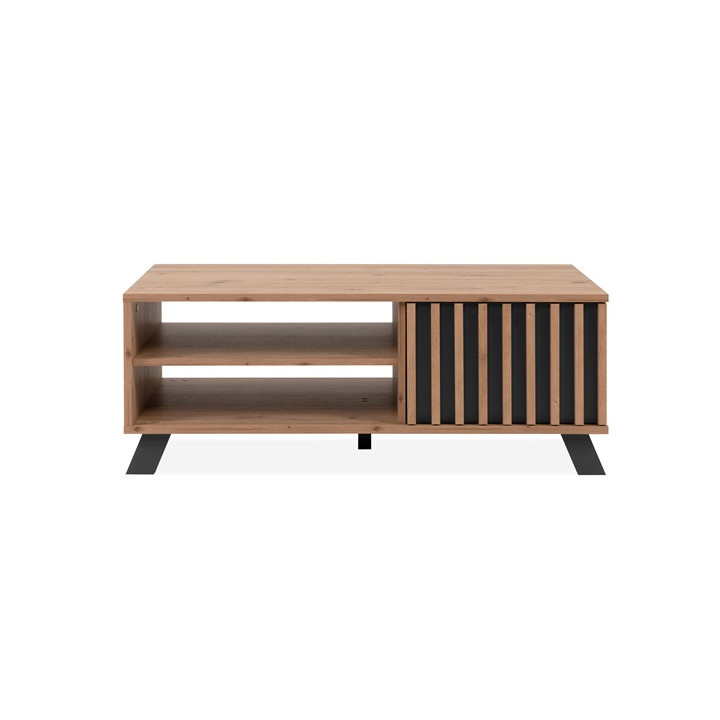 Table basse Medan chêne artisan/anthracite