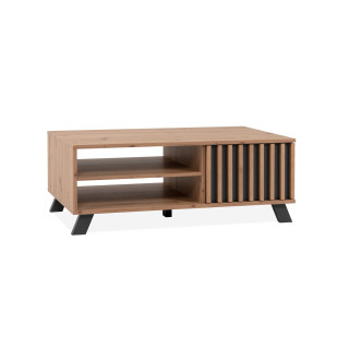 Table basse Medan chêne artisan/anthracite