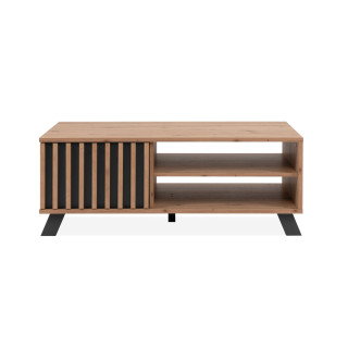 Table basse Medan chêne artisan/anthracite