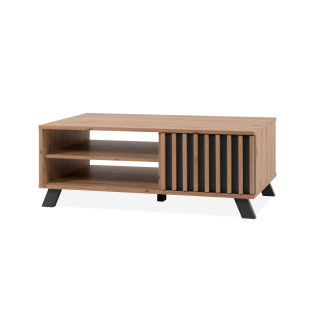 Table basse Medan chêne artisan/anthracite