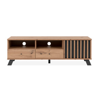 Meuble Tv Medan chêne artisan/anthracite
