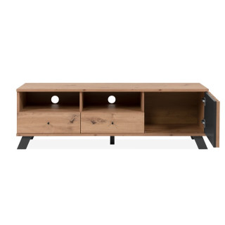 Meuble Tv Medan chêne artisan/anthracite