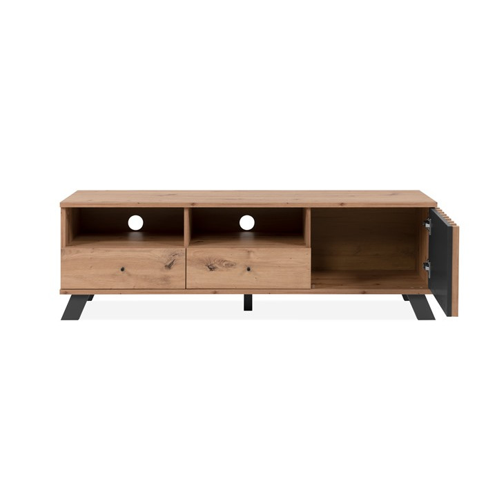 Meuble Tv Medan chêne artisan/anthracite