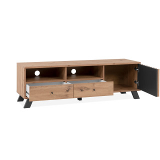 Meuble Tv Medan chêne artisan/anthracite