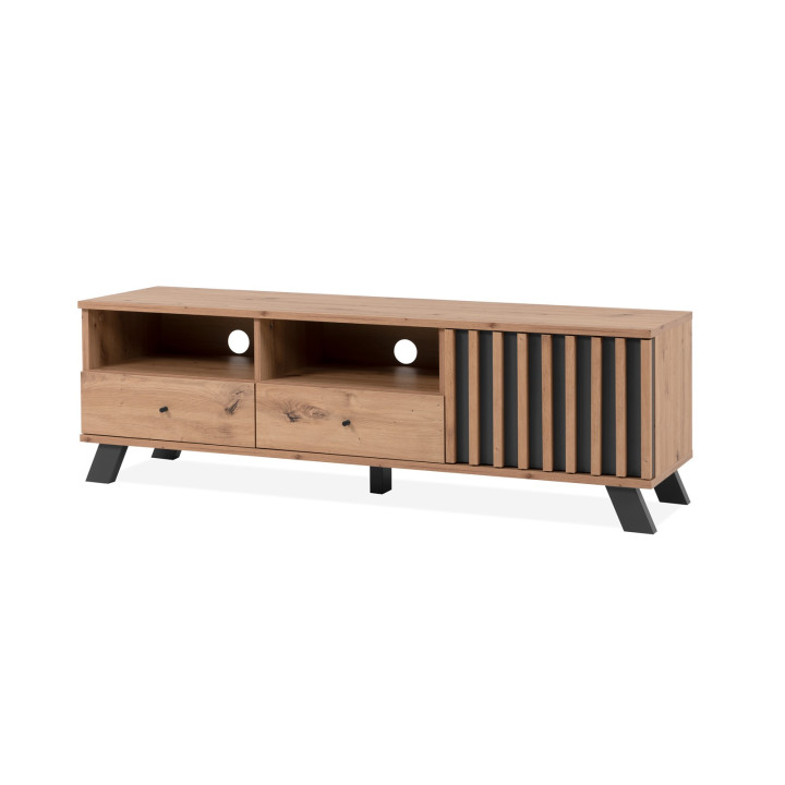 Meuble Tv Medan chêne artisan/anthracite