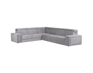 Salon d'angle Atlantic gris clair