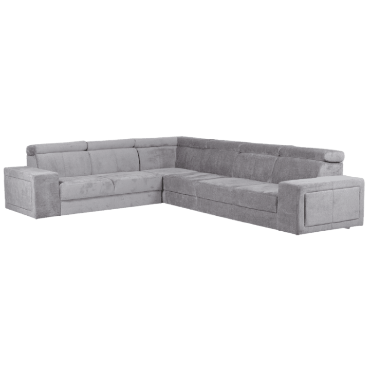Salon d'angle Atlantic gris clair