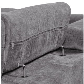 Salon d'angle Atlantic gris clair