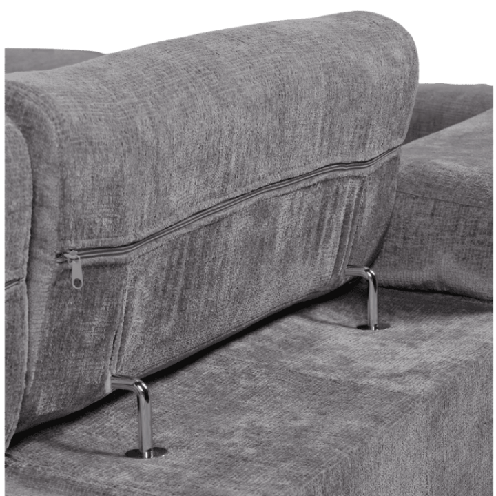 Salon d'angle Atlantic gris clair