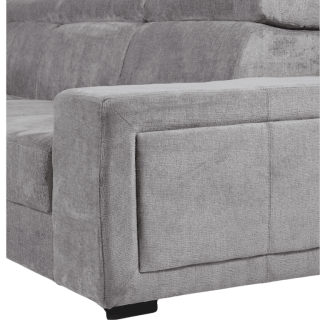 Salon d'angle Atlantic gris clair