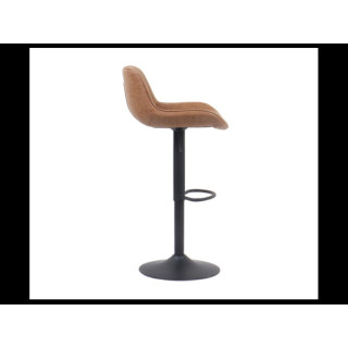 5525-5 Tabouret de bar Fenna Pu cognac