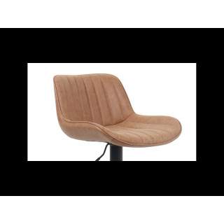 5525-5 Tabouret de bar Fenna Pu cognac