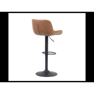 5525-5 Tabouret de bar Fenna Pu cognac
