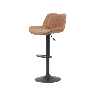 5525-5 Tabouret de bar Fenna Pu cognac