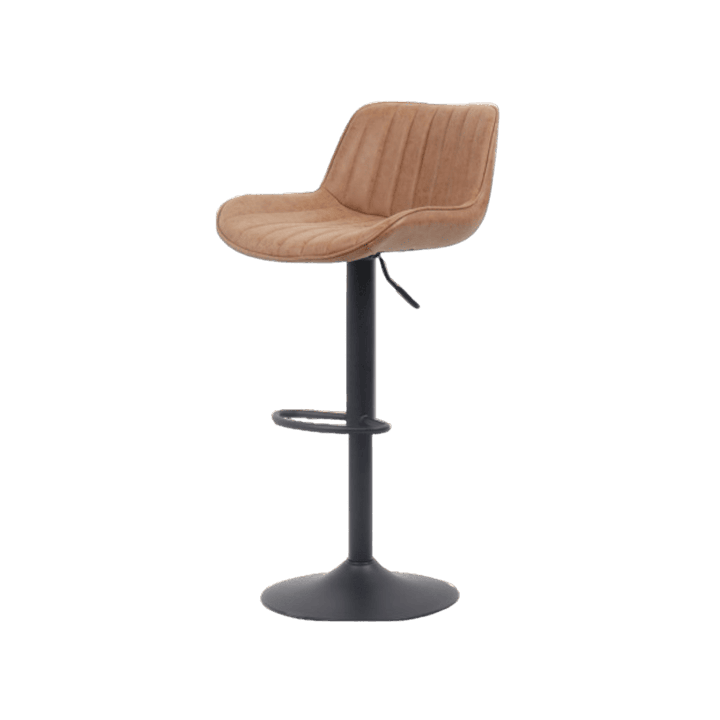 5525-5 Tabouret de bar Fenna Pu cognac