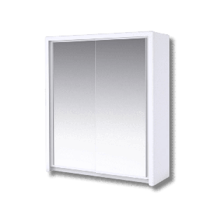 Armoire 2 portes 182 cm Touch blanc