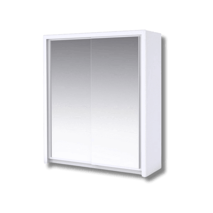 Armoire 2 portes 182 cm Touch blanc