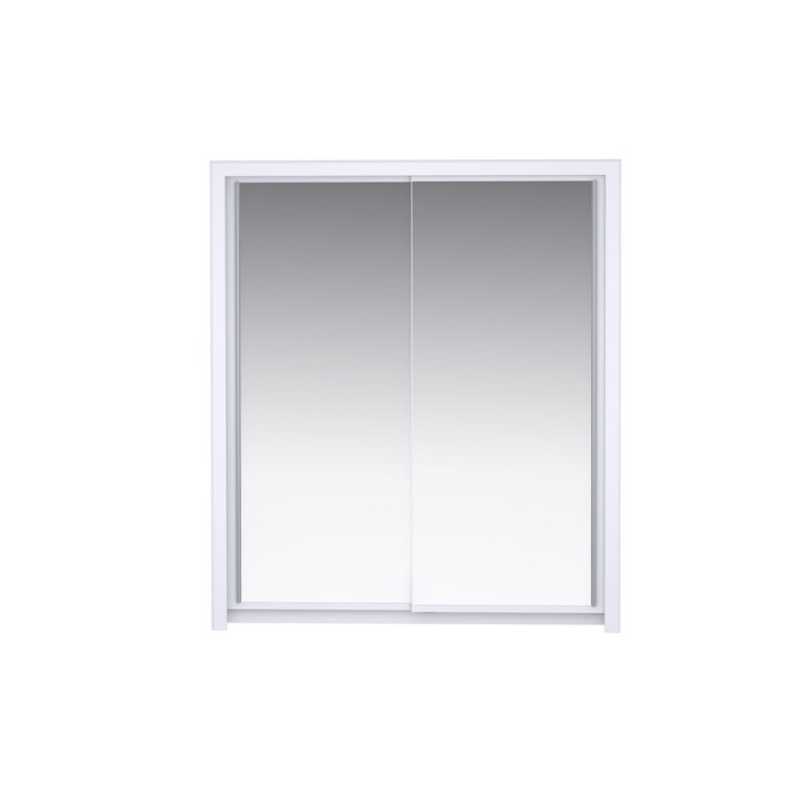 Armoire 2 portes 182 cm Touch blanc