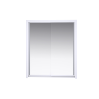 Armoire 2 portes 182 cm Touch blanc