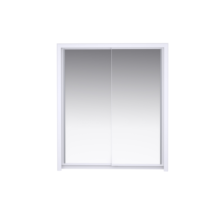 Armoire 2 portes 182 cm Touch blanc