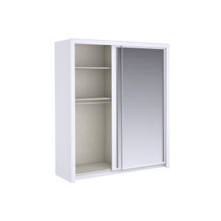 Armoire 2 portes 182 cm Touch blanc