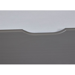 Lit avec tiroir Lena 90x200 cm gris