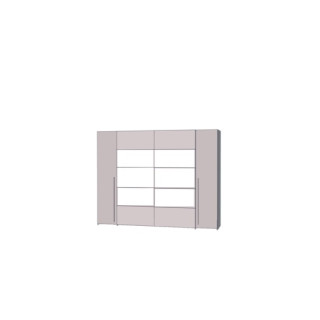 Armoire 2 portes Rexgo blanc