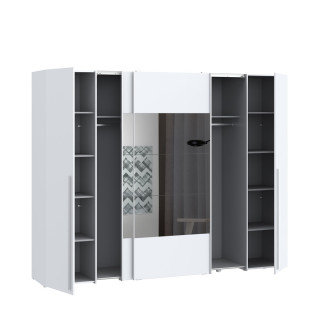 Armoire 2 portes Rexgo blanc