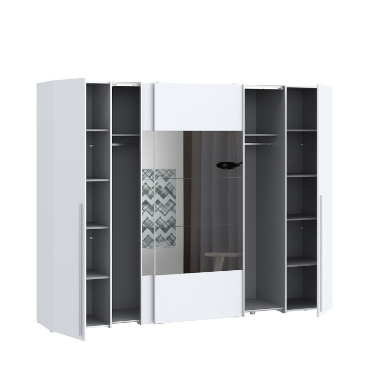 Armoire 2 portes Rexgo blanc