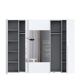 Armoire 2 portes Rexgo blanc