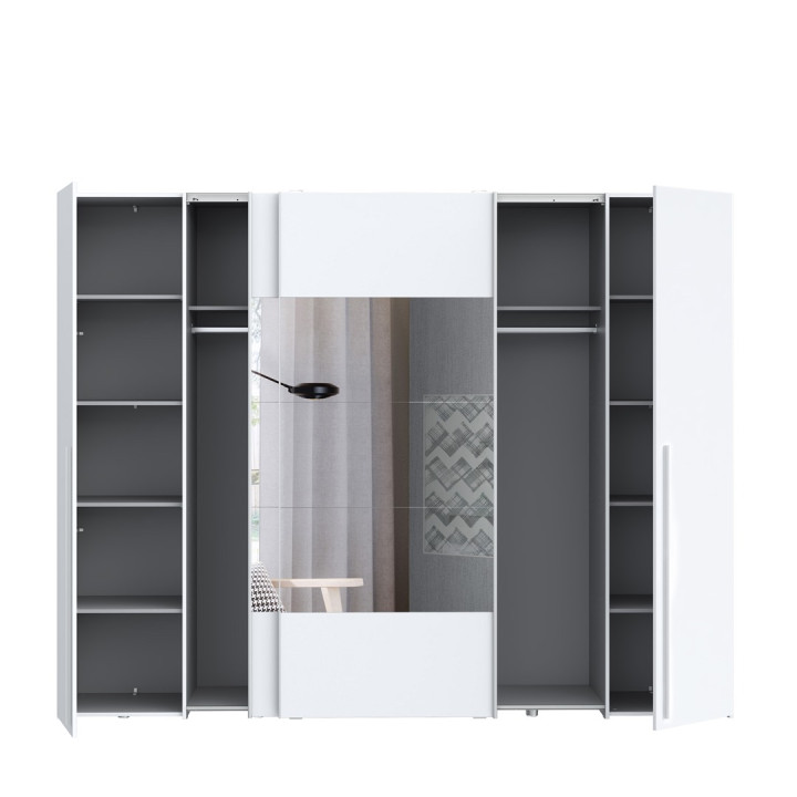 Armoire 2 portes Rexgo blanc