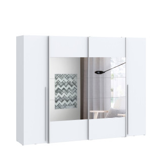 Armoire 2 portes Rexgo blanc