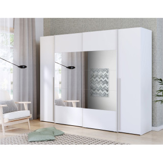 Armoire 2 portes Rexgo blanc
