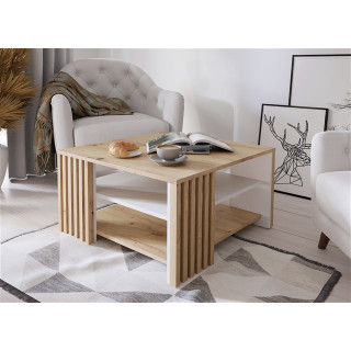 Table de salon Cardigan noir/chêne artisan