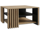 Table de salon Cardigan noir/chêne artisan