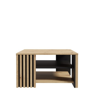 Table de salon Cardigan noir/chêne artisan