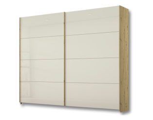 Armoire 2 portes Quadra chêne artisan
