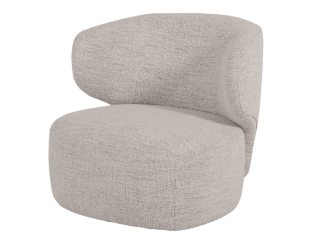 Fauteuil tournant KF.A2096 gris clair