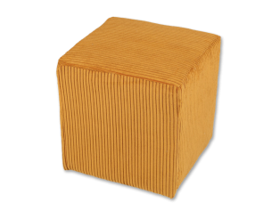 Pouf Bali jaune
