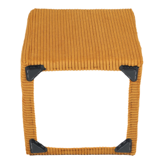 Pouf Bali jaune