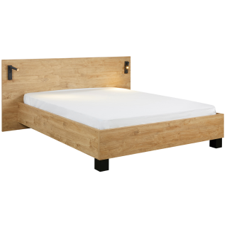 Lit 90x200 CLara golden oak