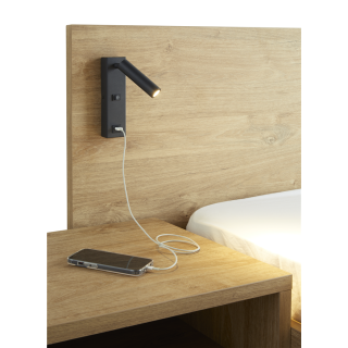 Lit 90x200 CLara golden oak