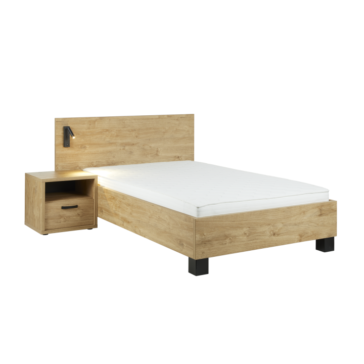 Lit 120x200 Clara golden oak