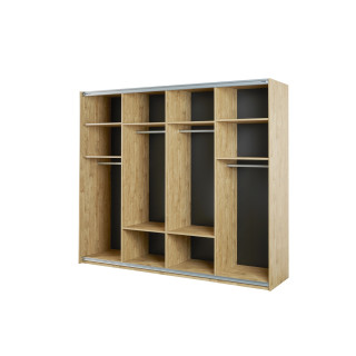 Armoire 2 portes Clara golden oak