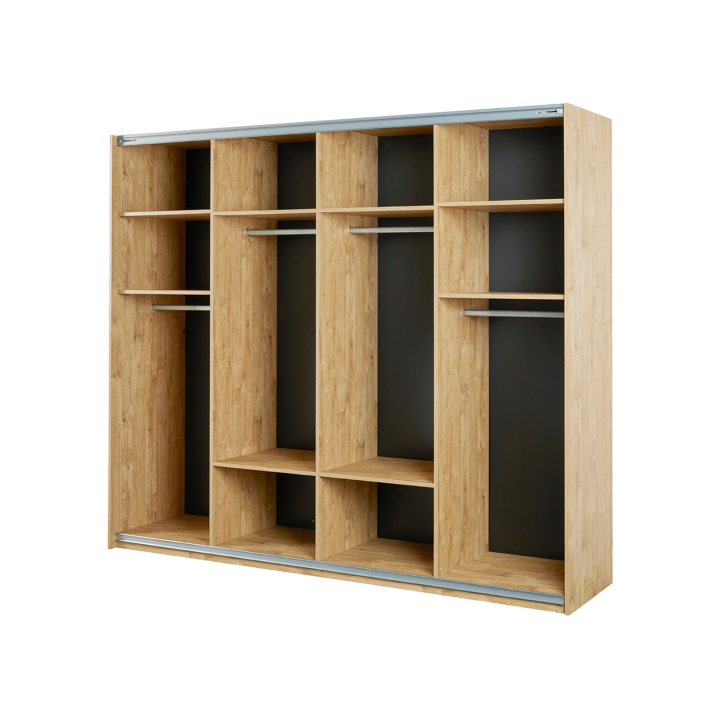 Armoire 2 portes Clara golden oak