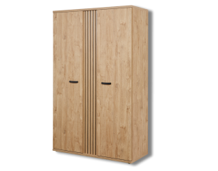 Garderobe 2 portes Camille golden oak