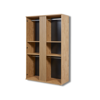 Garderobe 2 portes Camille golden oak
